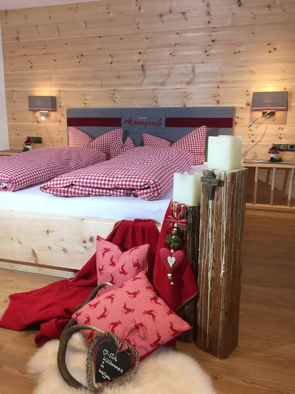 Gastehaus Alpengruss Hotell Wallgau Eksteriør bilde