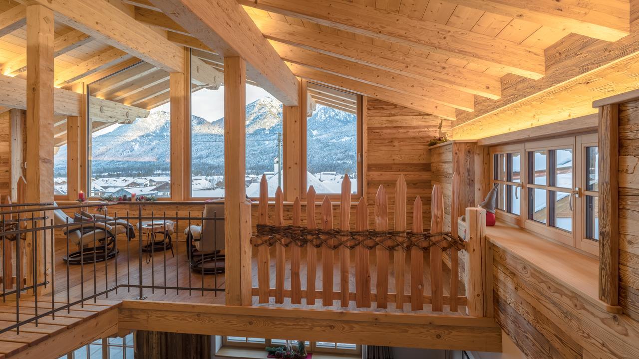 Gastehaus Alpengruss Hotell Wallgau Eksteriør bilde